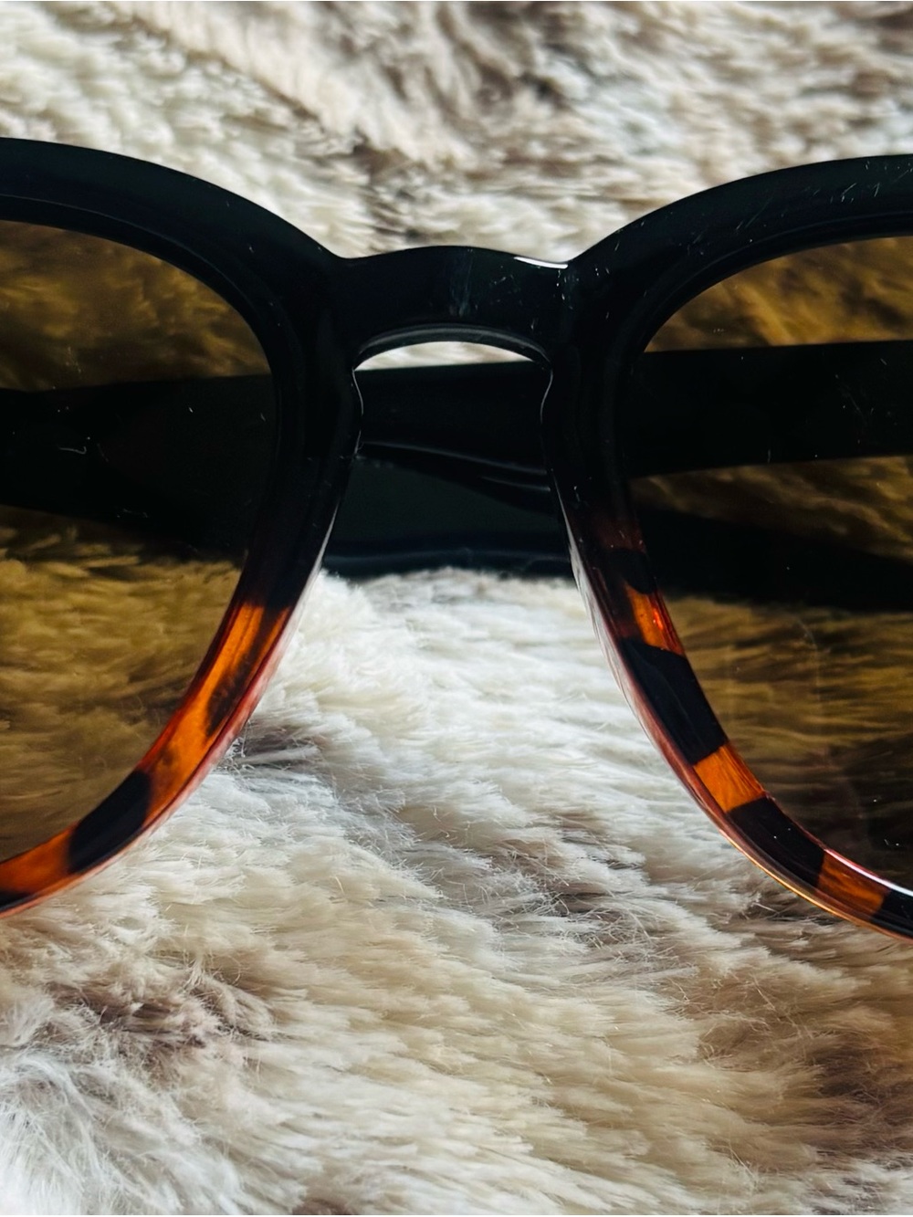Women’s Tortoiseshell and Black Sunglasses - Stylish UV Shades
